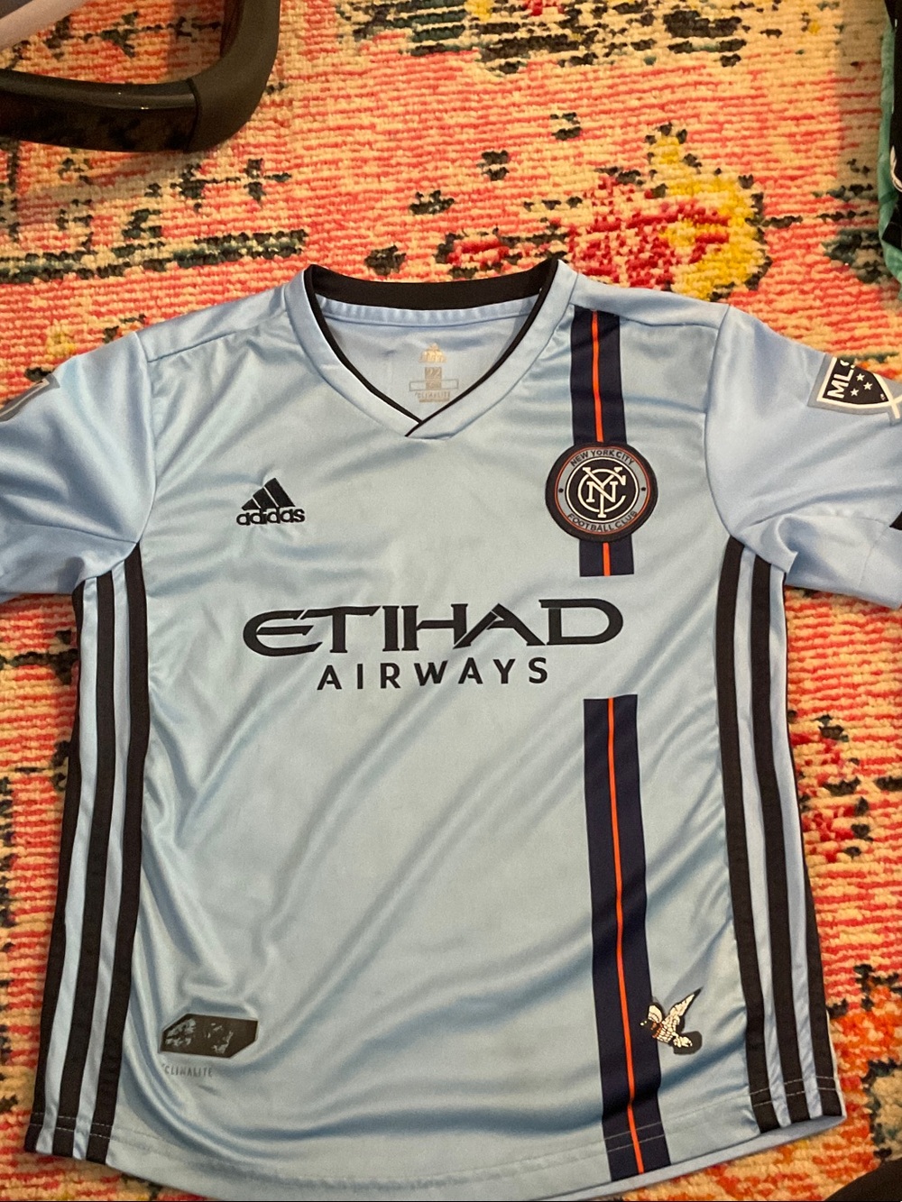 adidas NYCFC Light Blue Home Jersey